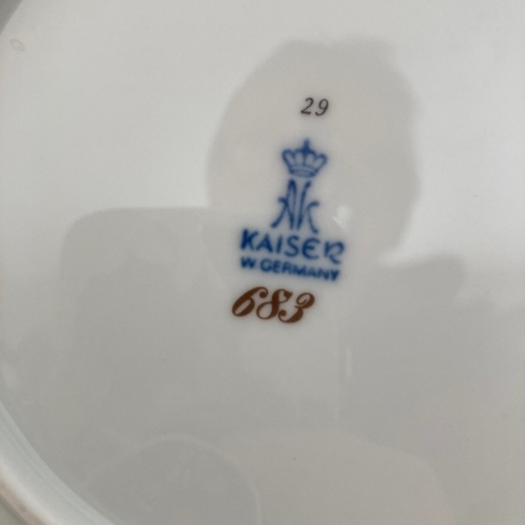 Vintage AK Kaiser Collector Plate Christmas Tree & Holly West Germany 683 - Picture 2 of 4